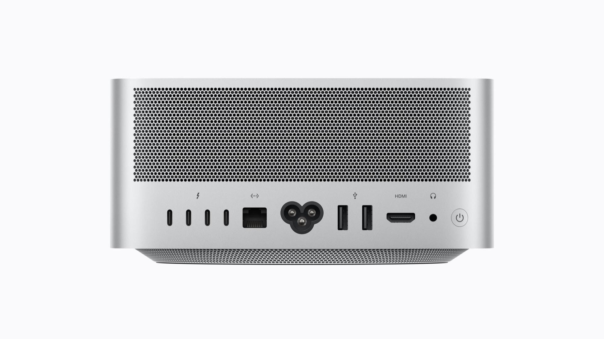 Connectique arrière Thunderbolt 5, visuel Apple