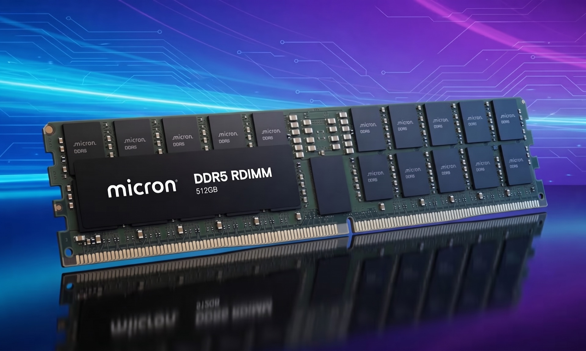 Micron démontre 512 Go de DDR5 sur une seule barrette